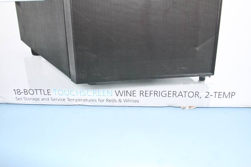 lot 71 image: Wine Enthusiast 18-Bottle Dual Temperature Zones Wine Refrigerator (Fridge) with Touchscreen Controls