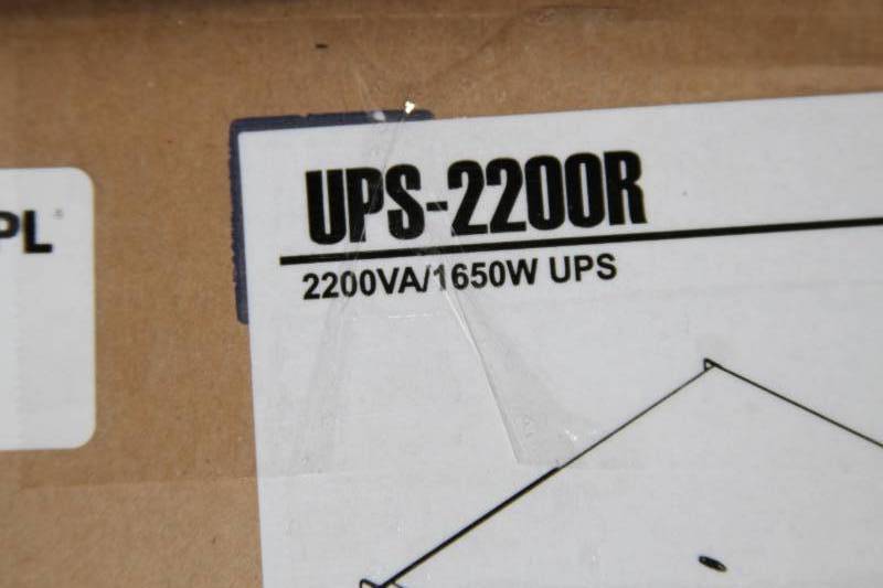 lot 72 image: Rack-Mountable Middle Atlantic Uninterruptible Power System UPS