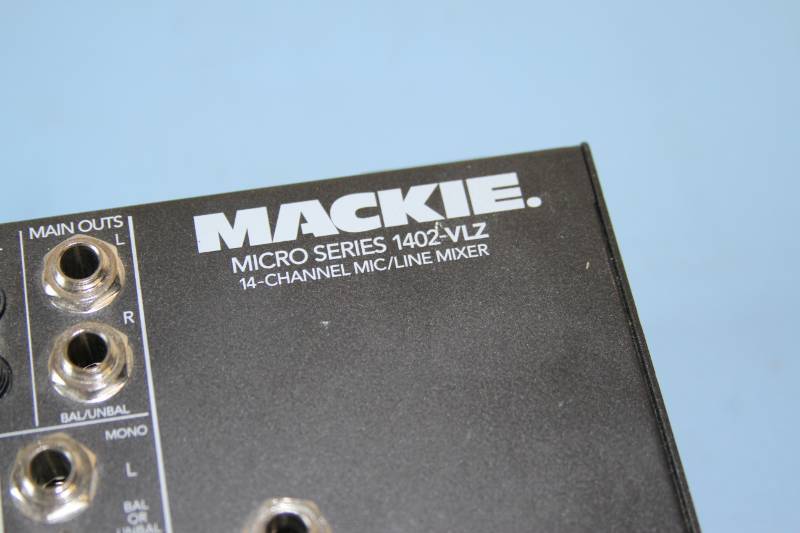 lot 78 image: Mackie Micro-Series 14-Channel 1402 VLZ Pro Audio Mic  Line Mixer