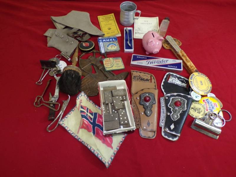 Fun Vintage Group of Miscellaneous Antique Lot