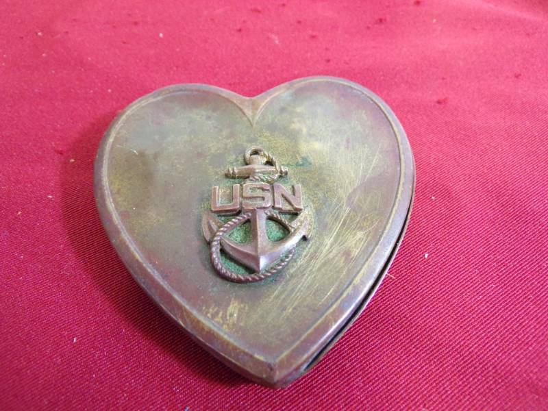 Vintage US Navy WW II Compact