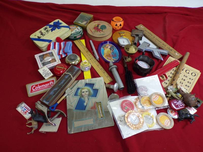 Fun Vintage Group of Miscellaneous Antique Lot