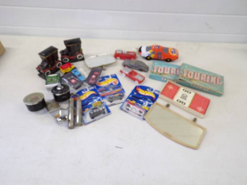 Fun Vintage Group of Car Related Antique Lot