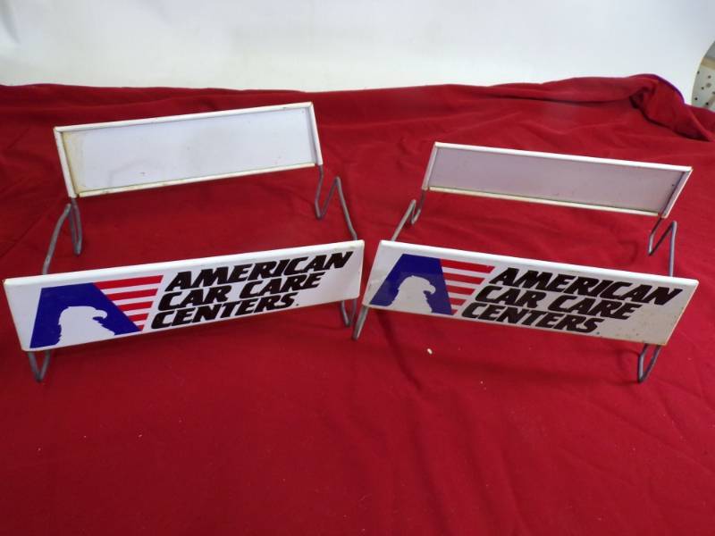 Pair of Vintage Tire Shop Stands