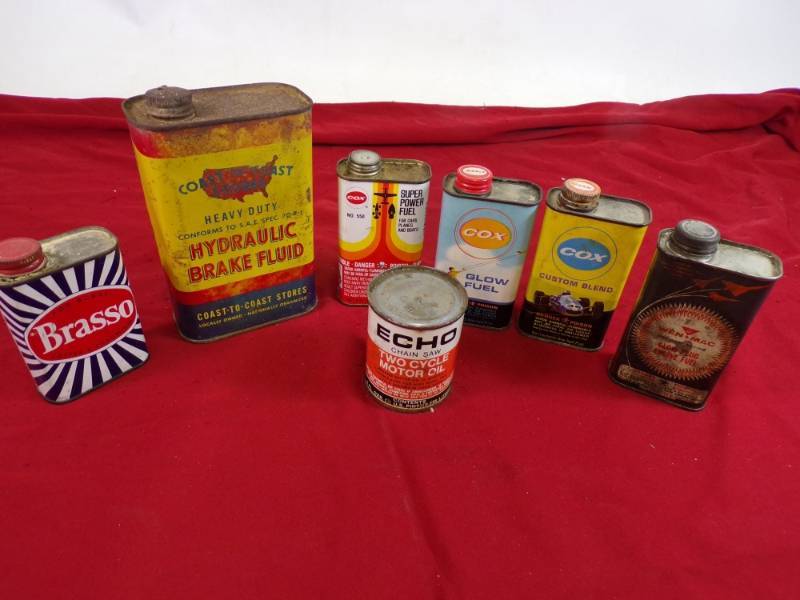 Vintage Oil  Fuel cans