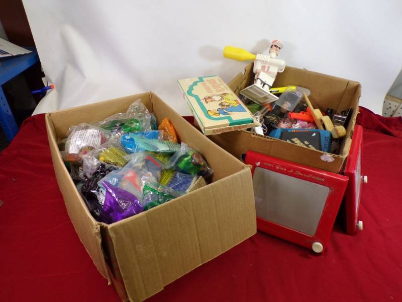 Vintage Toys and Happy Meal Toys Large Lot