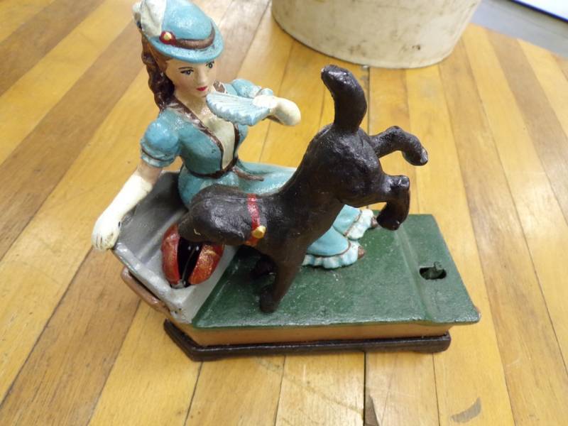 Antique Mechanical Bank, Year unreadable
