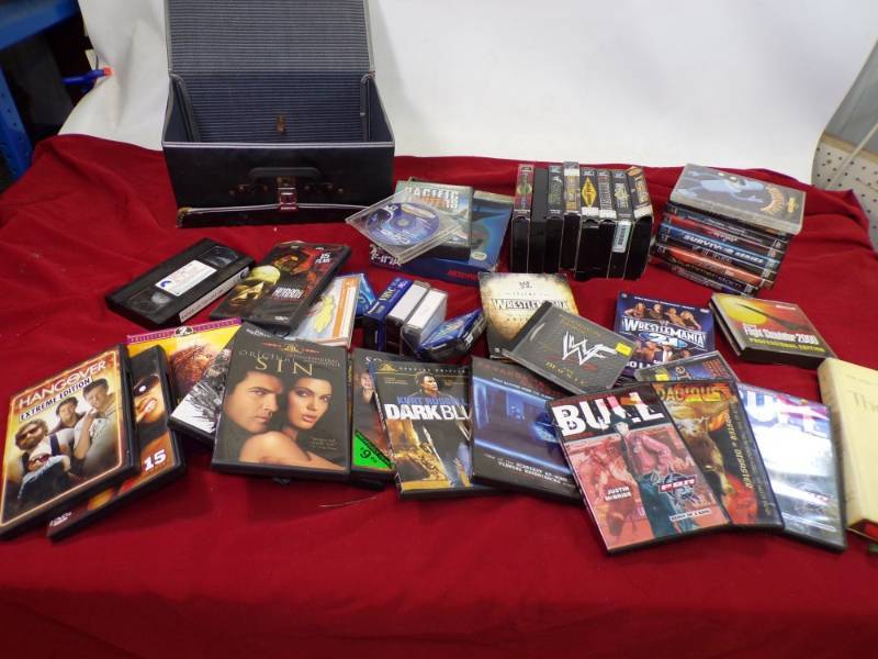 DVDs and VHS Movies and more