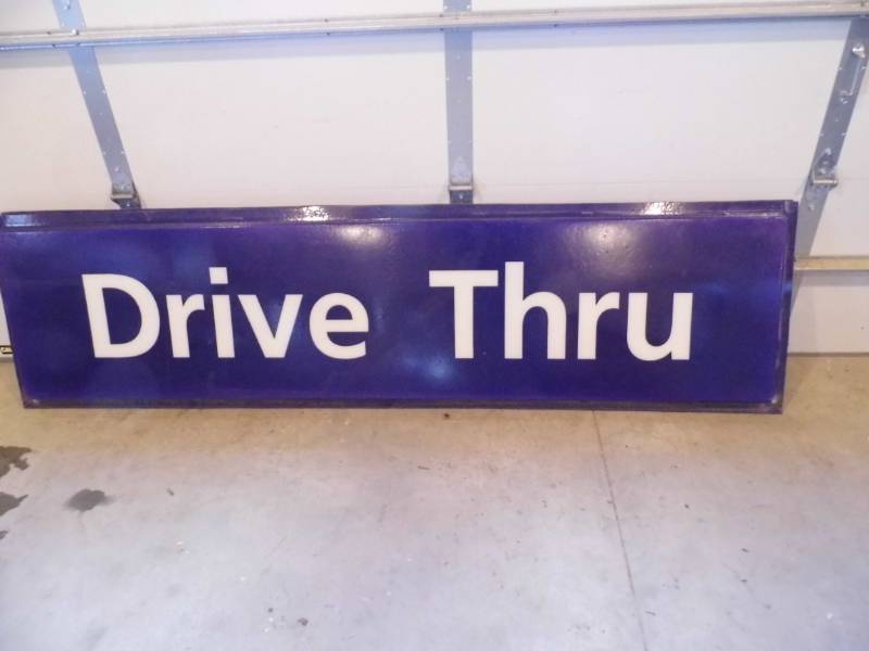 lot 54 image: 2 Drive Thru Signs