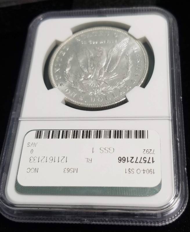 1904-O MORGAN SILVER DOLLAR MS63 NGC