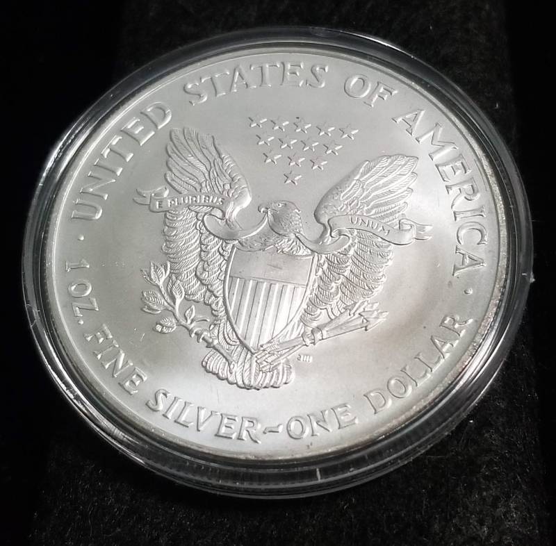 2003 AMERICAN SILVER EAGLE 1 TROY OZ. .999 FINE SILVER IN AIRTITE