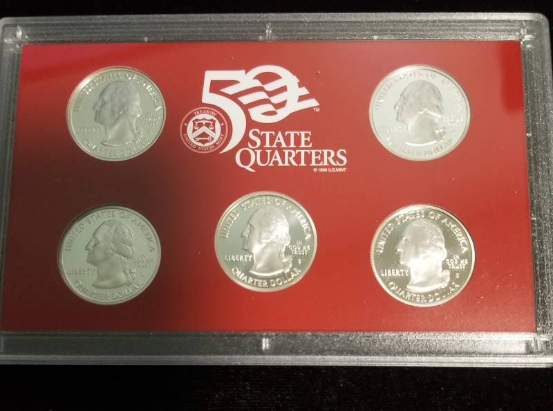 2007 US SILVER QUARTER PROOF SET