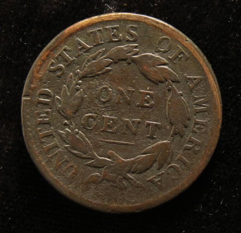1817 US CORONET HEAD LARGE CENT 13 STARS