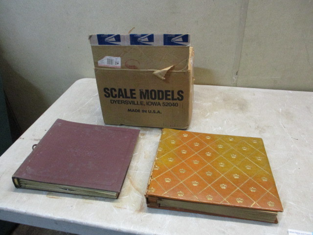 lot 28 image: Two books and One box of Antique records.