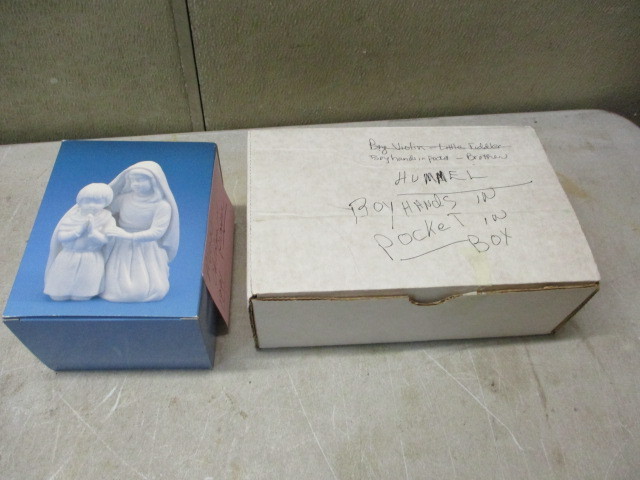 lot 41 image: Hummel Boy Hands in Pockets and AVON Child in Prayer