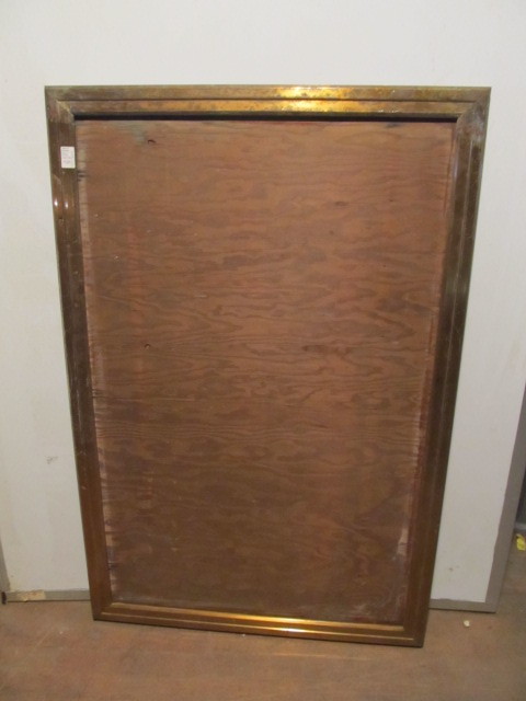 lot 322 image: Large Antique Brass Frame From State Capitol