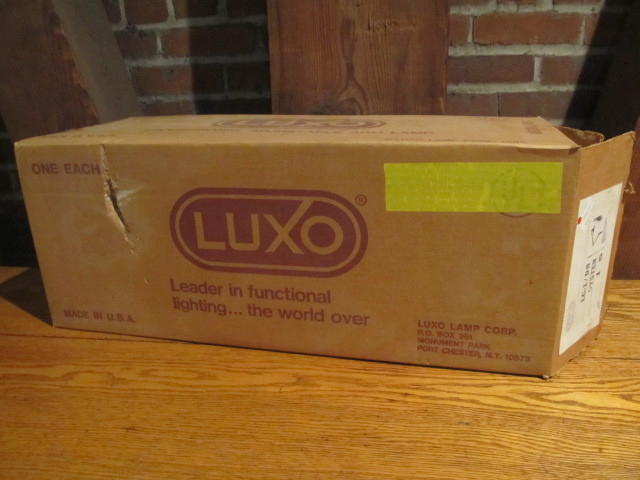 lot 336 image: NEW IN BOX&nbspVintage Industrial LUXO Shop Table Drafting Lamp