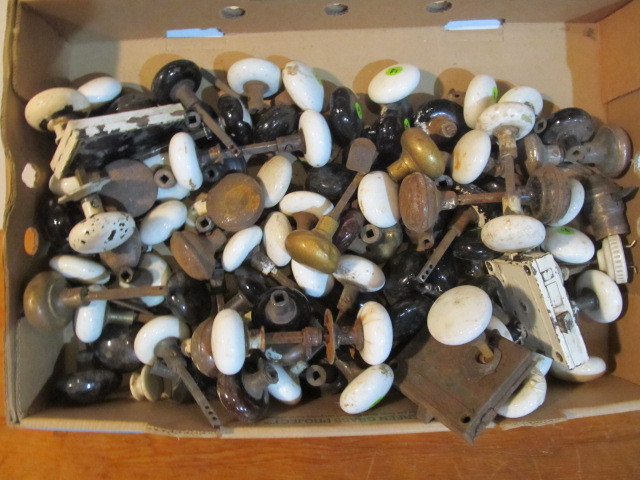 lot 378 image: Massive Lot of Antique Door Knobs