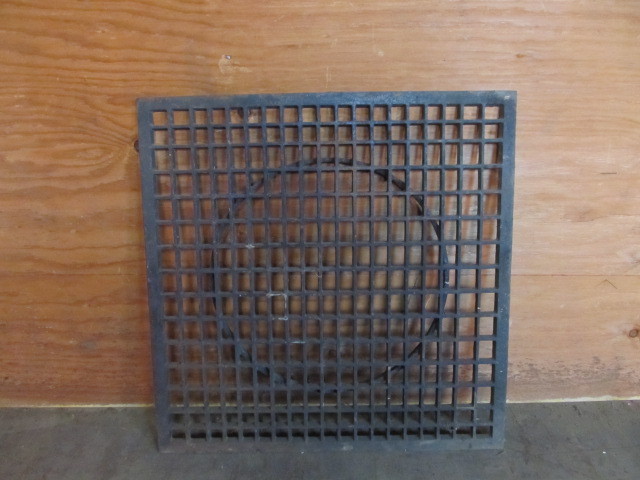 Large Antique Cast Iron Industrial Floor Grate Huge