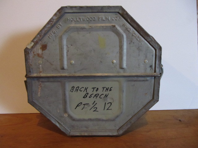 lot 150 image: Large Old Vintage Hollywood Film Company Film Canister