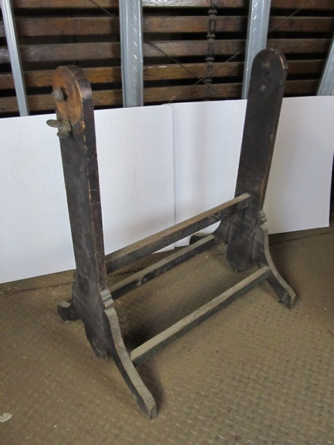 lot 363 image: Antique Industrial Tilt-Top Drafting Table Base