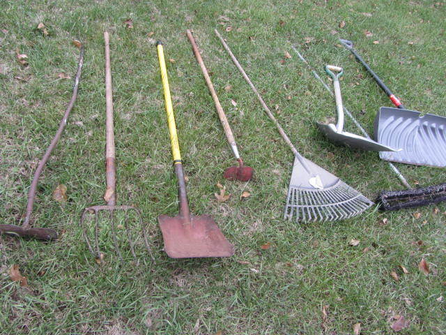 Shovels, Hoes, Rakes, Fork