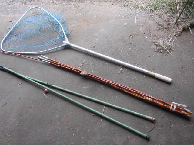 Fishing Poles, Net