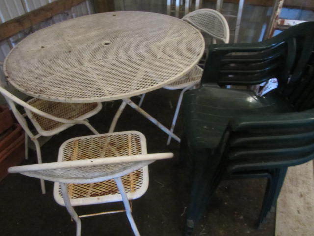 Patio Table, Chairs