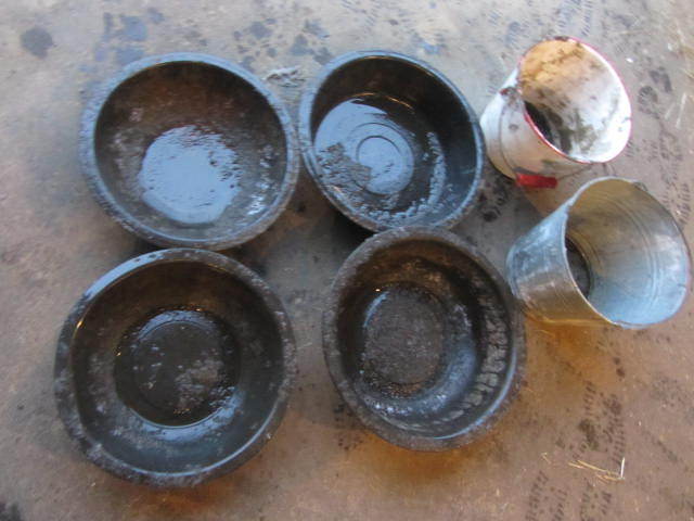 Enamel Basins, Pails