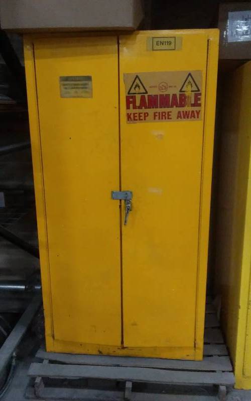 Justrite 2-Door Flammable Cabinet Only (NO CONTENTS)