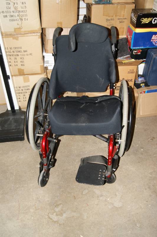 Wheelchair With Cushions