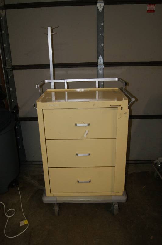 Metal 3 Drawer Cart
