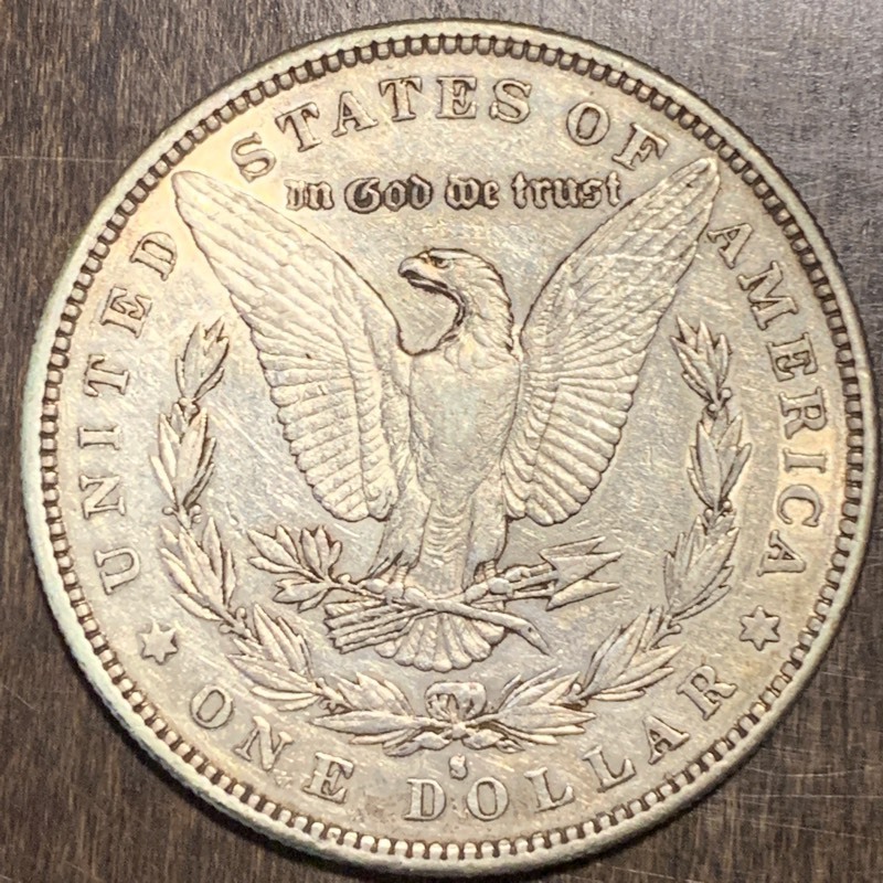 1885-S Morgan Silver Dollar...