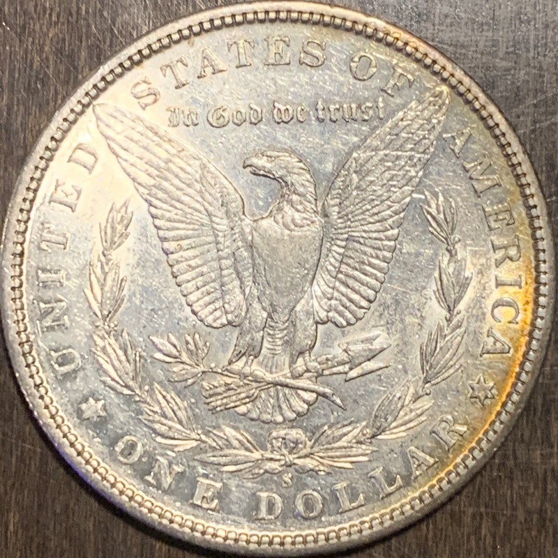 1887-S Morgan Silver Dollar...