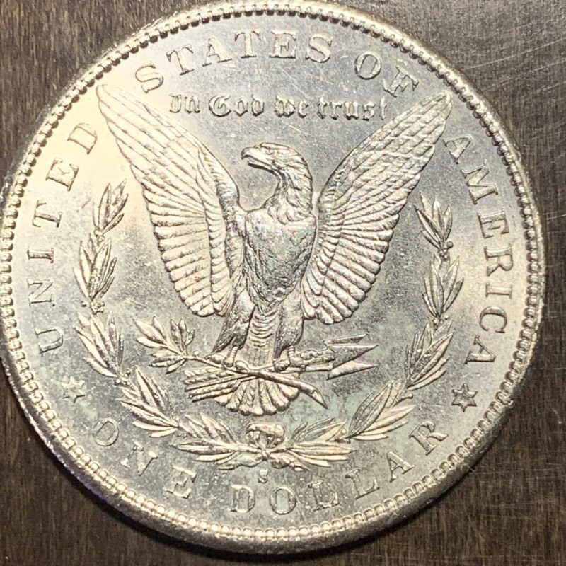1897-S Morgan Silver Dollar...
