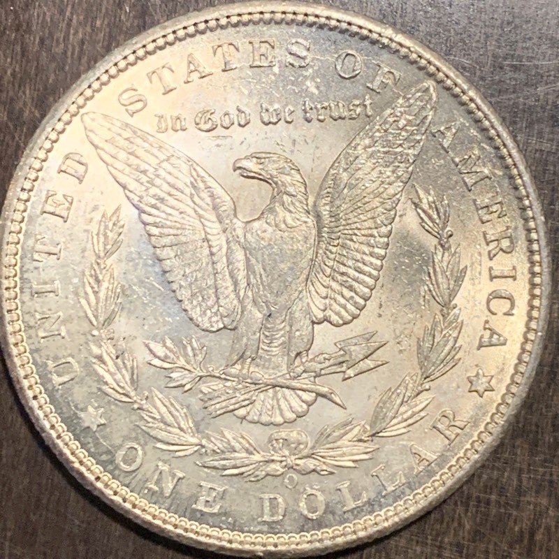 1898-O Morgan Silver Dollar...
