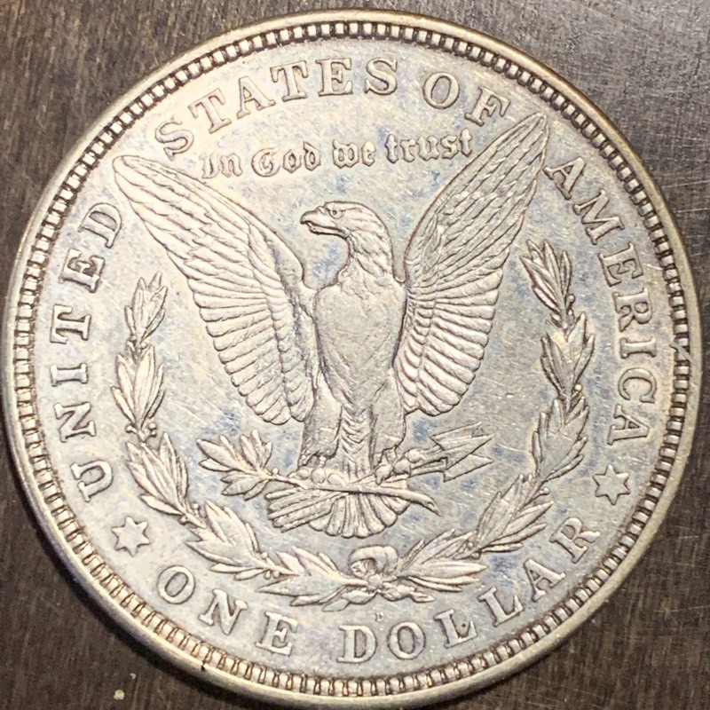 1921-D Morgan Silver Dollar...