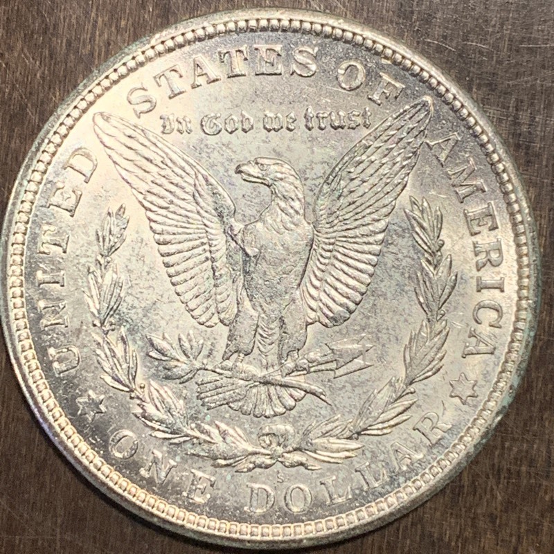 1921-S Morgan Silver Dollar...