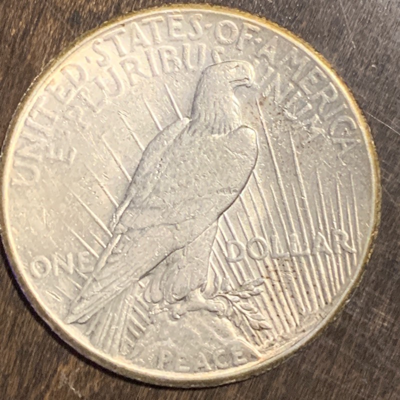 1927 Peace Silver Dollar ...