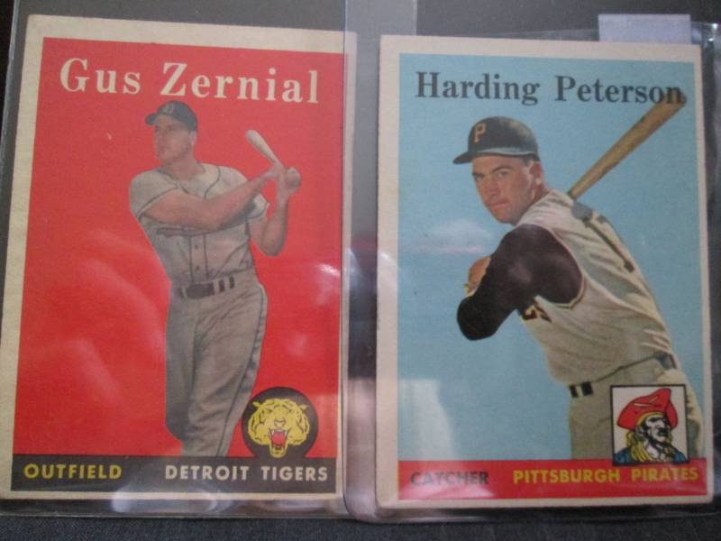 (2) 1958 Topps Baseball Cards...