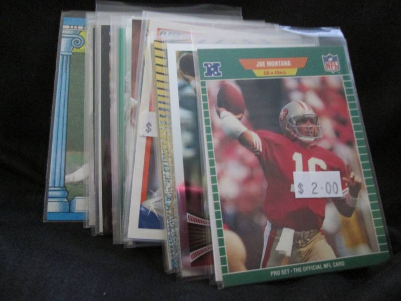 30 Football Star Cards...