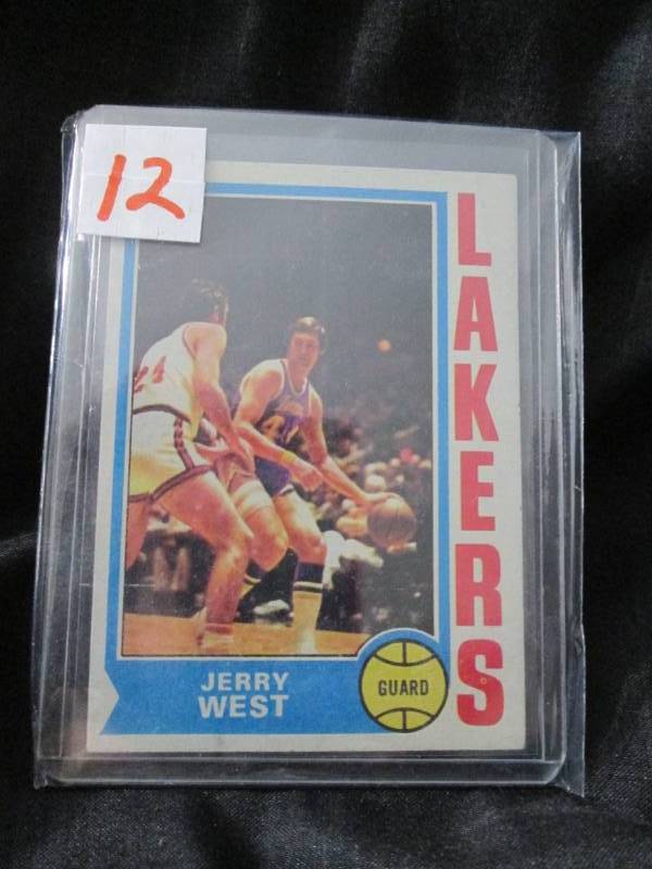 1973-74 Topps Jerry West Card...