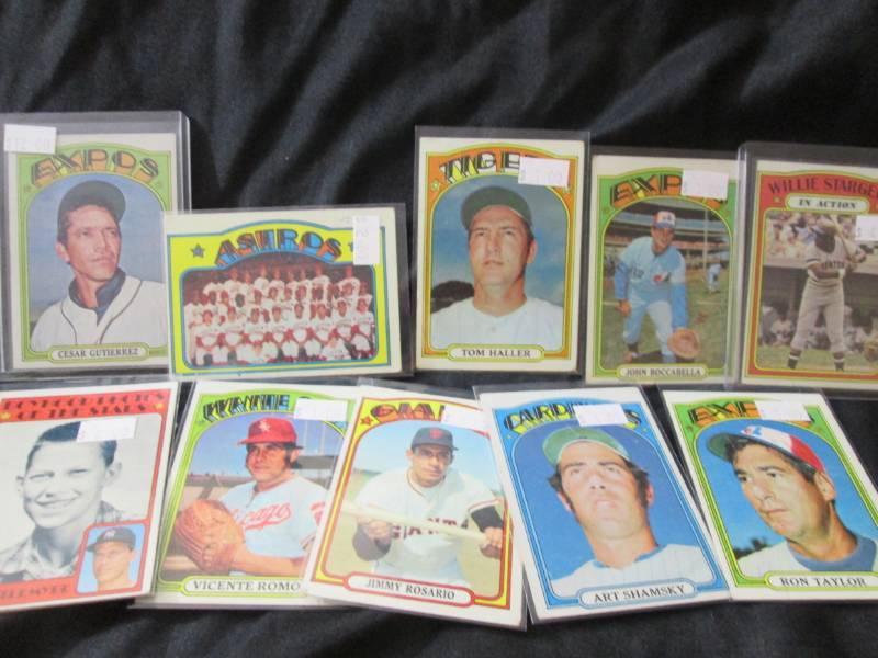 1972 Topps Baseball Cards...