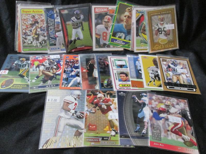 (25) Wide Receiver Cards...