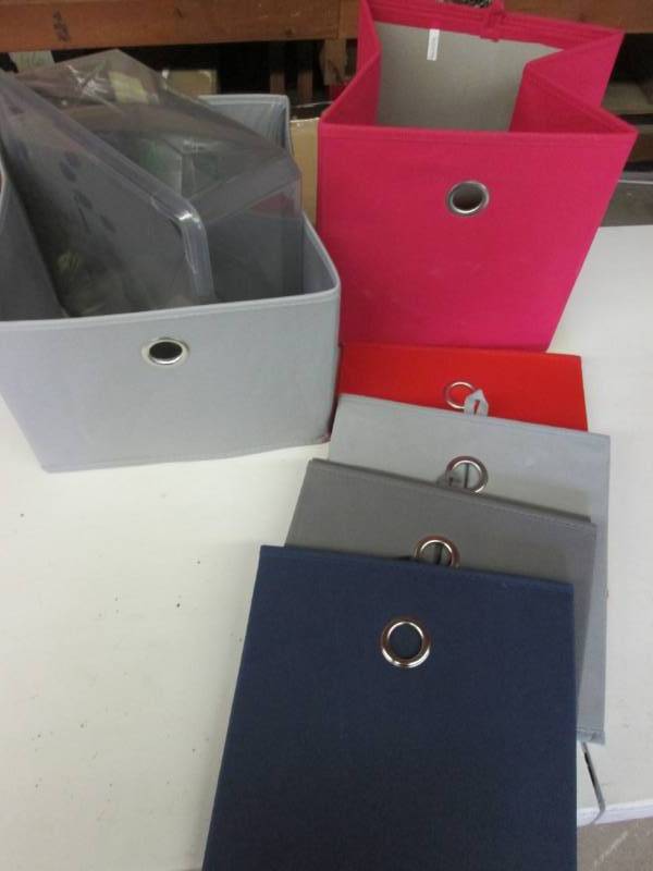 Storage Cubes (1)  11 X 8 &  (5)...