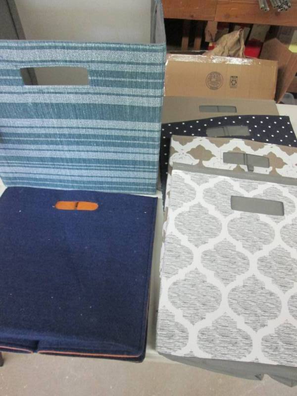 6 Pcs. Of 13 X 13 Storage Cubes, ...