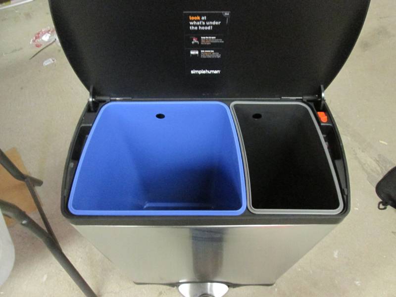 Recycle it Sorting Center 48L Stain...