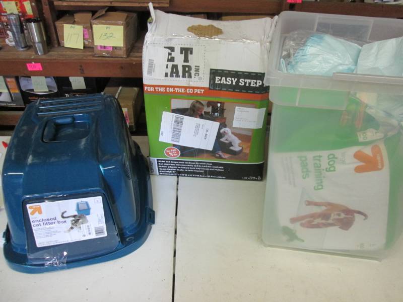 Enclosed Cat Box, Easy Step for Pet...