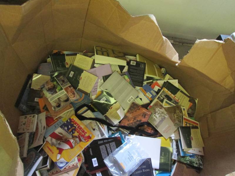 Pallet Size Box Full Of Books- Vari...