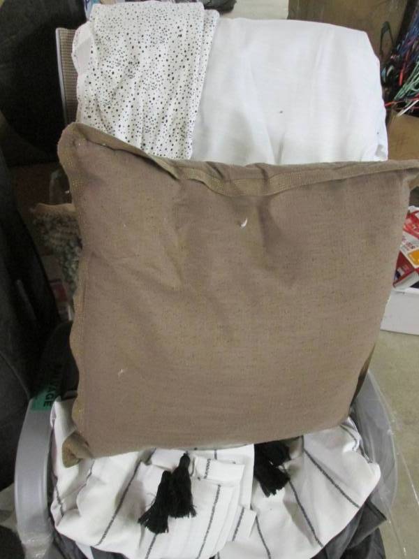 Large Bin Full of Window Panel Cove...